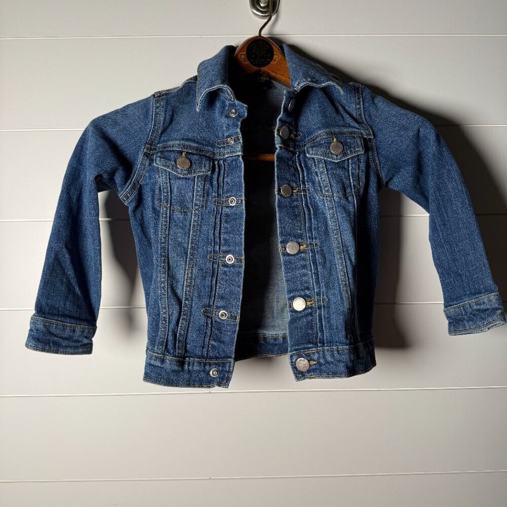 OSH KOSH Genuine Kids Jean Denim Jacket Size 5T